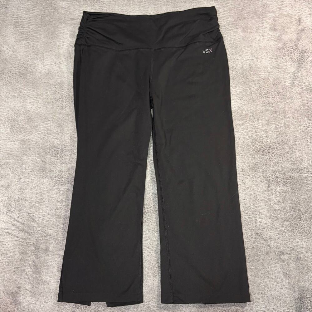 Victorias Secret Black Flare Workout Pants